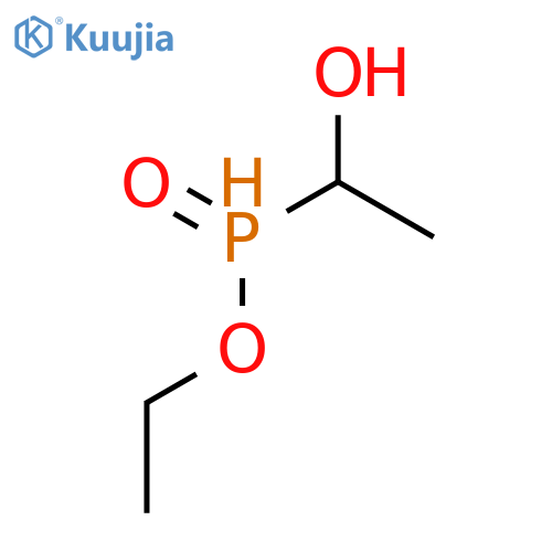 Phosphinic acid, (1-hydroxyethyl)-, ethyl ester structure