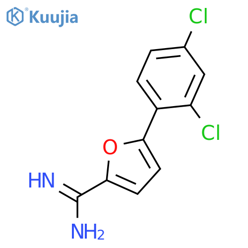 2-Furancarboximidamide, 5-(2,4-dichlorophenyl)- structure