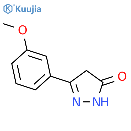 3-(3-Methoxyphenyl)-1H-pyrazol-5(4H)-one structure