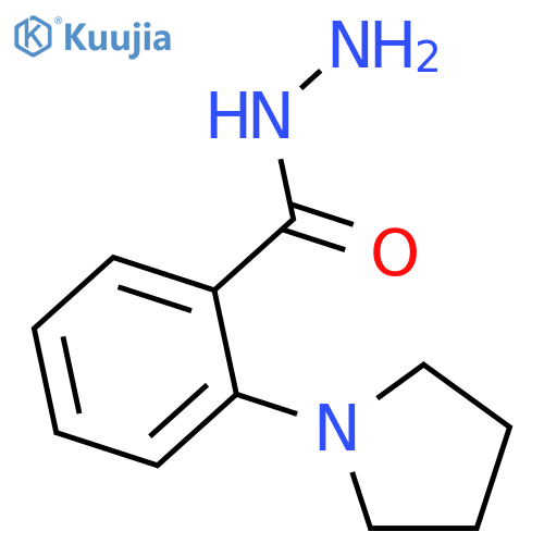 2-(pyrrolidin-1-yl)benzohydrazide structure
