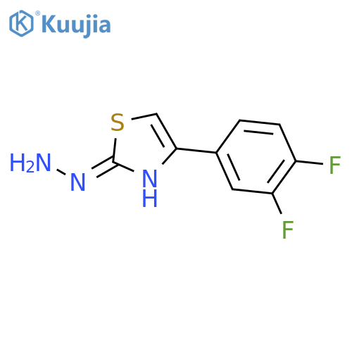 4-(3,4-DIFLUOROPHENYL)-2(3H)-THIAZOLONE HYDRAZONE structure
