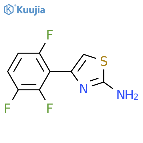 4-(2,3,6-trifluorophenyl)-1,3-thiazol-2-amine structure