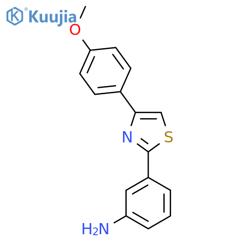 3-[4-(4-Methoxy-phenyl)-thiazol-2-yl]-phenylamine structure