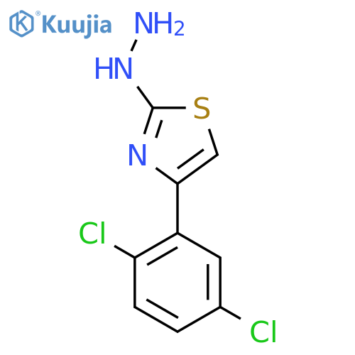 4-(2,5-Dichlorophenyl)-2-hydrazinylthiazole structure