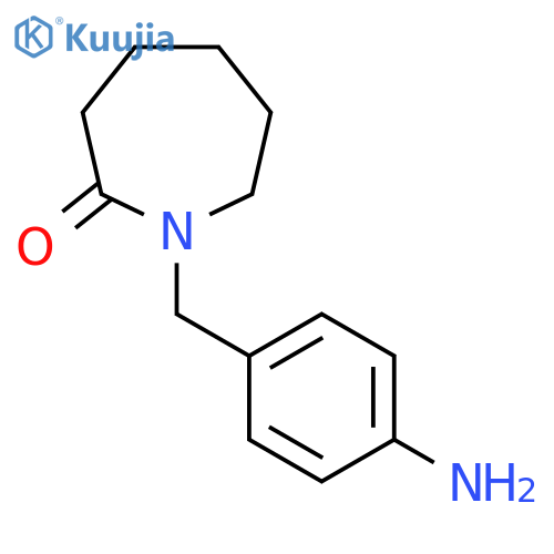 1-(4-Amino-benzyl)-azepan-2-one structure