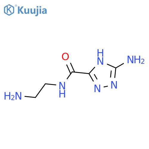 3-amino-N-(2-aminoethyl)-1H-1,2,4-triazole-5-carboxamide structure