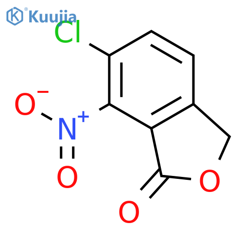 6-chloro-7-nitro-3h-2-benzofuran-1-one structure