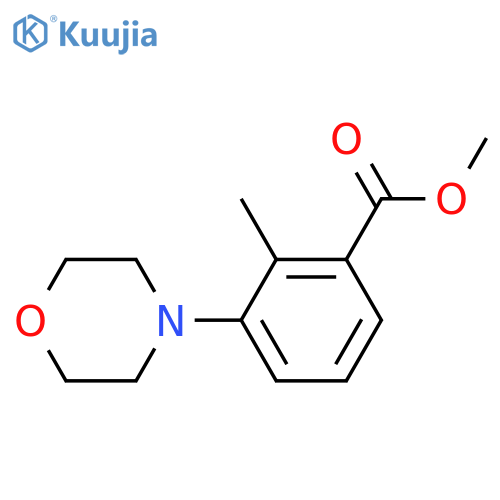 Methyl 2-Methyl-3-morpholinobenzoate structure