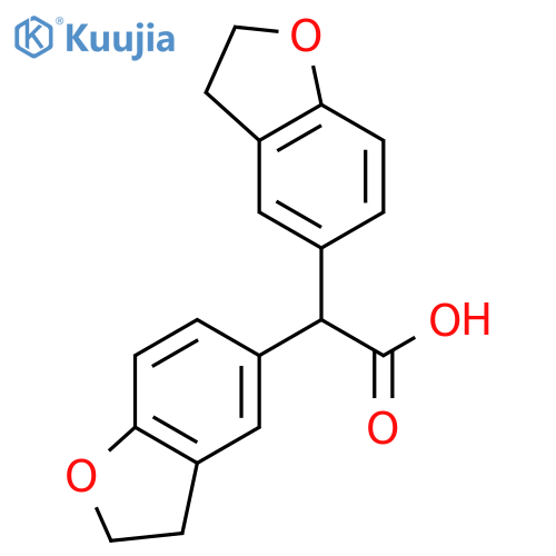 Di-2,3-dihydro-1-benzofuran-5-ylacetic Acid structure