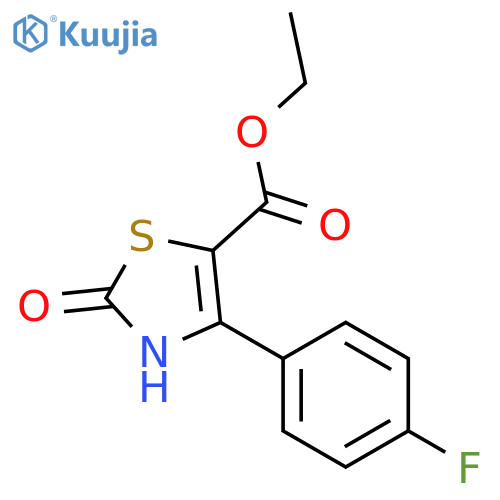 Ethyl 4-(4-Fluorophenyl)-2-oxo-2,3-dihydro-1,3-thiazole-5-carboxylate structure