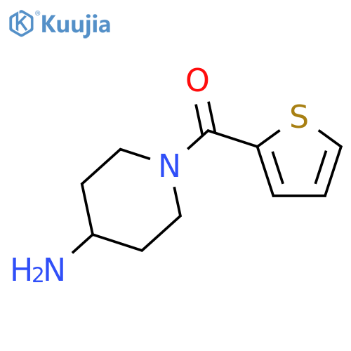 1-(thiophene-2-carbonyl)piperidin-4-amine structure