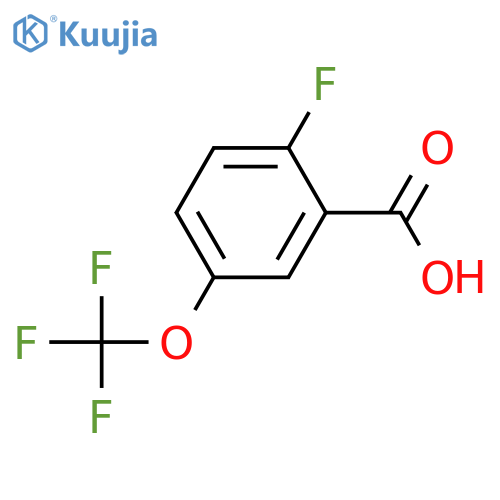 2-Fluoro-5-(trifluoromethoxy)benzoic acid structure