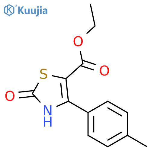 2-OXO-4-P-TOLYL-2,3-DIHYDRO-THIAZOLE-5-CARBOXYLIC ACID ETHYL ESTER structure
