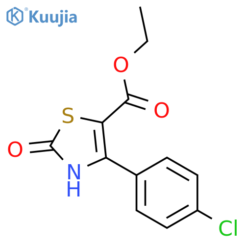 Ethyl 4-(4-Chlorophenyl)-2-oxo-2,3-dihydro-1,3-thiazole-5-carboxylate structure