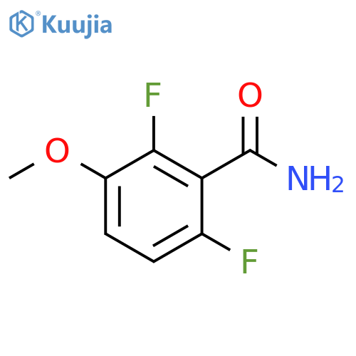 2,6-Difluoro-3-methoxybenzamide structure