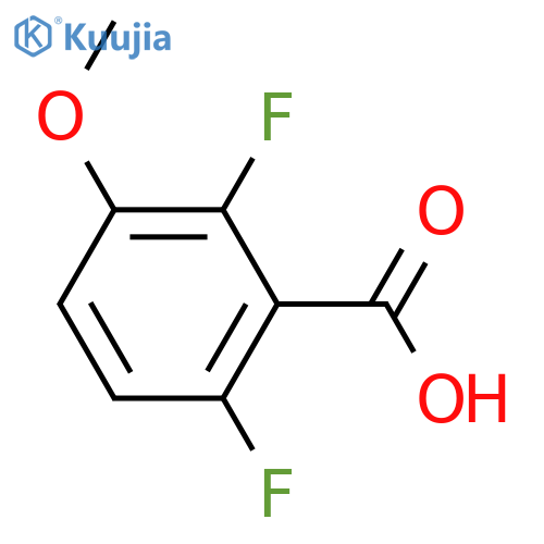 2,6-Difluoro-3-methoxybenzoic acid structure