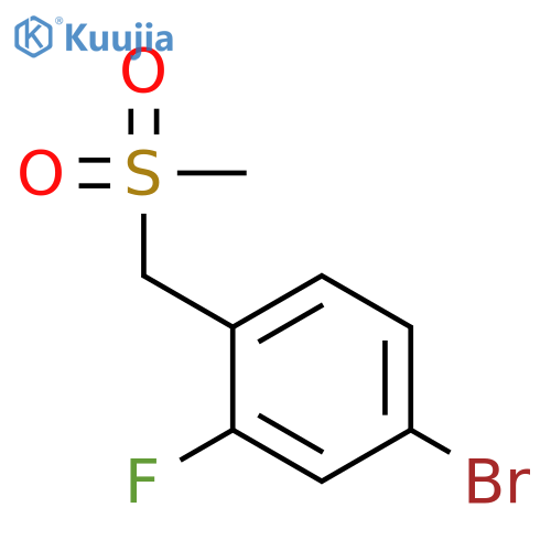 4-Bromo-2-fluorobenzylmethylsulfone structure