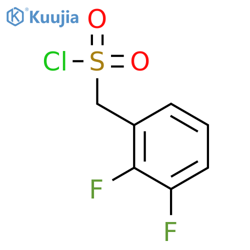 (2,3-Difluorophenyl)methanesulfonyl chloride structure