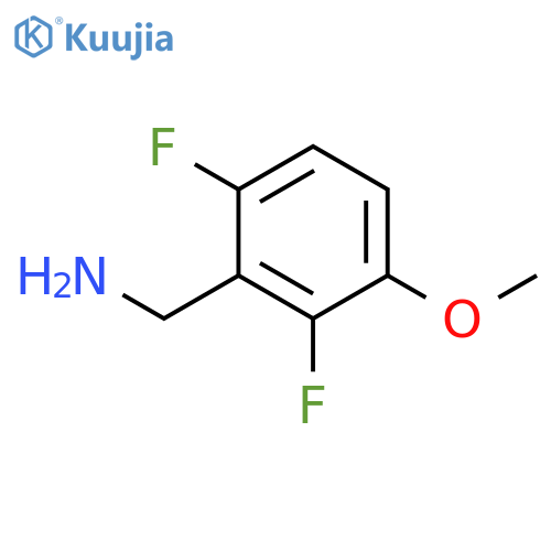 2,6-Difluoro-3-methoxybenzylamine structure