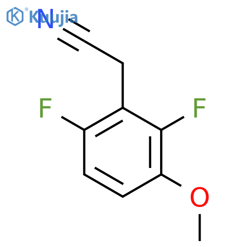 2,6-Difluoro-3-methoxyphenylacetonitrile structure