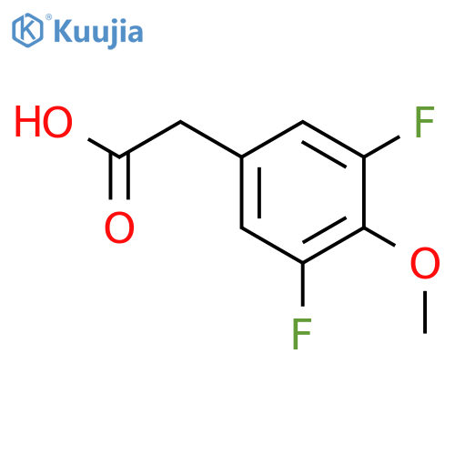 2-(3,5-difluoro-4-methoxyphenyl)acetic acid structure