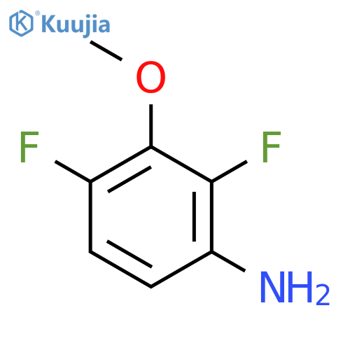 2,4-DIFLUORO-3-METHOXYANILINE structure