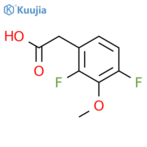 (2,4-difluoro-3-methoxyphenyl)acetic Acid structure