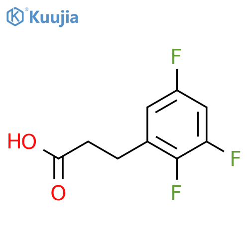 3-(2,3,5-Trifluorophenyl)propanoic acid structure