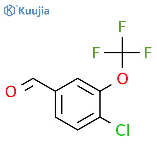 4-chloro-3-(trifluoromethoxy)benzaldehyde structure