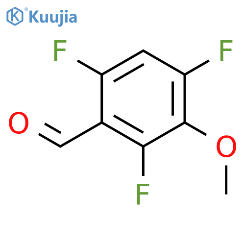 2,4,6-trifluoro-3-methoxybenzaldehyde structure
