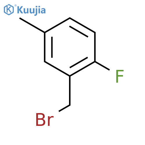 2-Fluoro-5-methylbenzyl bromide structure