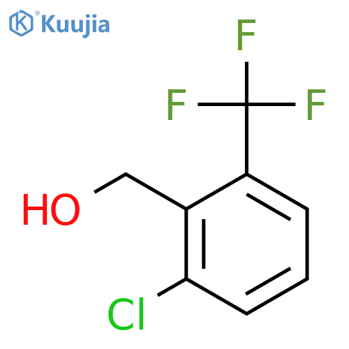 2-Chloro-6-(trifluoromethyl)benzyl alcohol structure