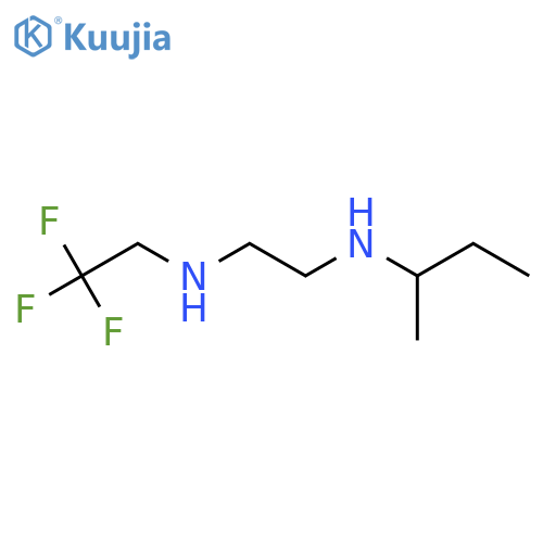 N-2-Butyl-N'-2,2,2-trifluoroethyl ethylenediamine structure
