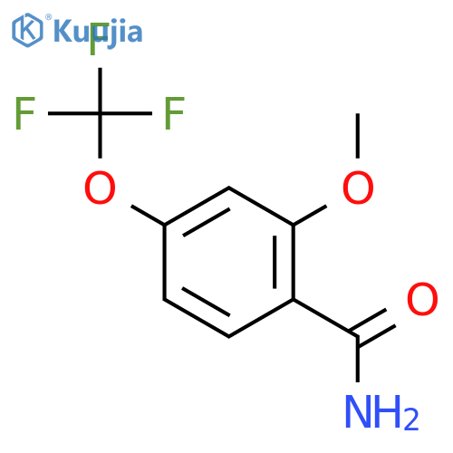 2-Methoxy-4-(trifluoromethoxy)benzamide structure