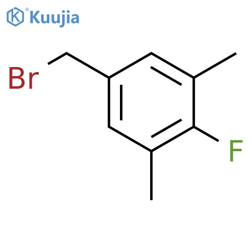 4-FLUORO-3,5-DIMETHYLBENZYL BROMIDE structure