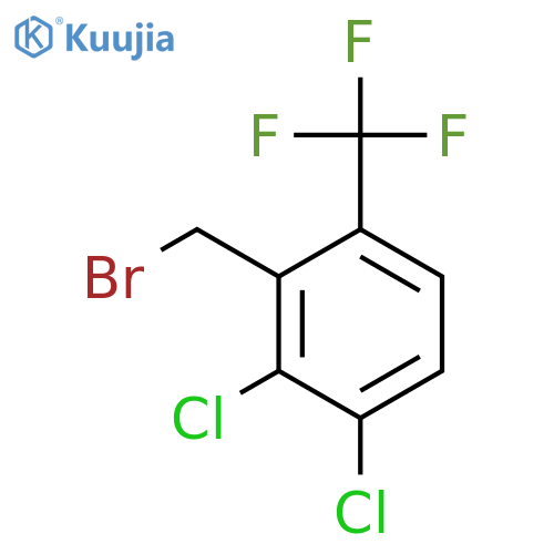 2,3-Dichloro-6-(trifluoromethyl)benzyl bromide structure