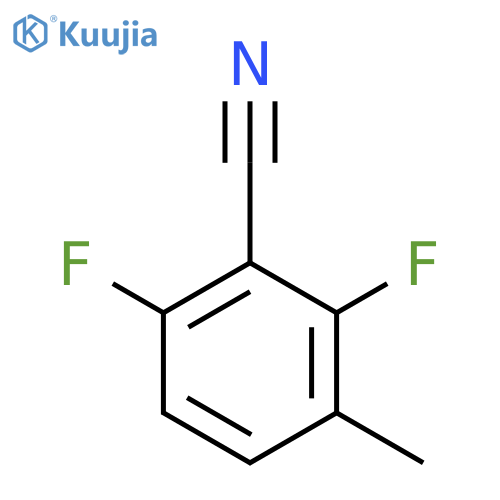 2,6-Difluoro-3-methylbenzonitrile structure