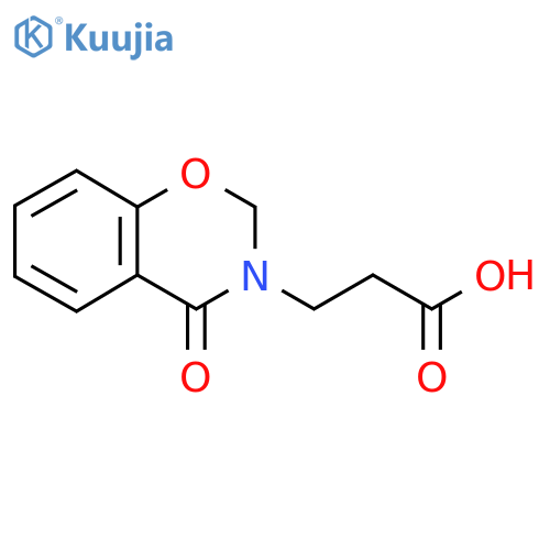 3-(4-Oxo-4H-benzo[e][1,3]oxazin-3-yl)-propionic acid structure