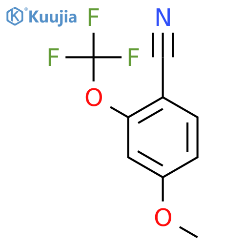 4-methoxy-2-(trifluoromethoxy)benzonitrile structure