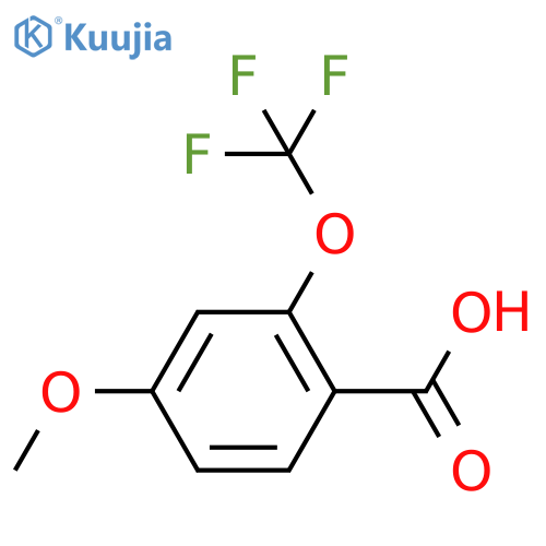 4-methoxy-2-(trifluoromethoxy)benzoic Acid structure