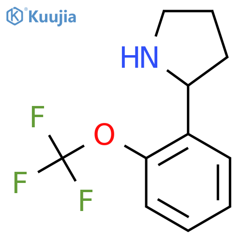2-2-(trifluoromethoxy)phenylpyrrolidine structure