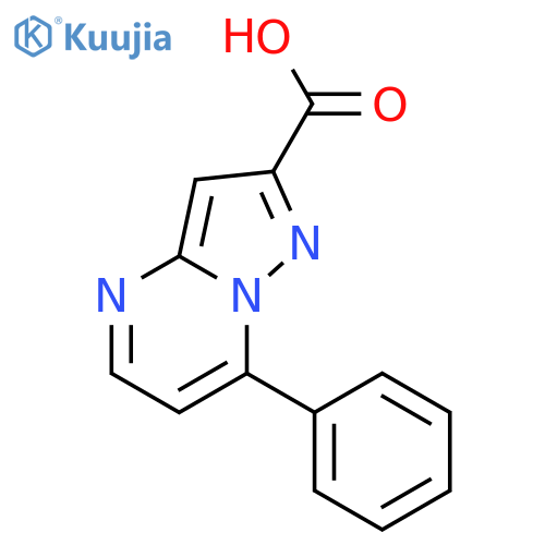 7-phenylpyrazolo[1,5-a]pyrimidine-2-carboxylic acid structure
