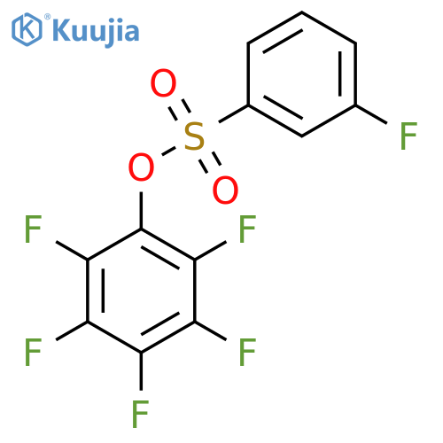 Pentafluorophenyl 3-fluoro-benzenesulfonate structure