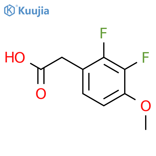 2,3-difluoro-4-methoxy-Benzeneacetic acid structure