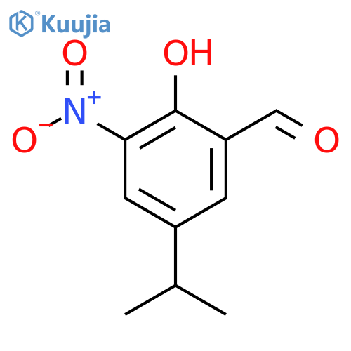 2-Hydroxy-5-isopropyl-3-nitro-benzaldehyde structure