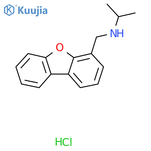 Dibenzofuran-4-ylmethyl-isopropyl-amine hydrochloride structure
