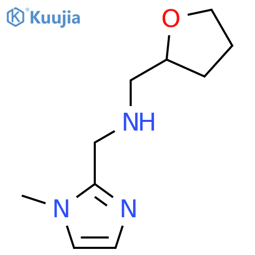 (1-Methyl-1H-imidazol-2-yl)methyl(tetrahydrofuran-2-ylmethyl)amine dihydrochloride structure