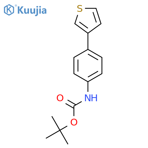 Tert-Butyl (4-(thiophen-3-yl)phenyl)carbamate structure