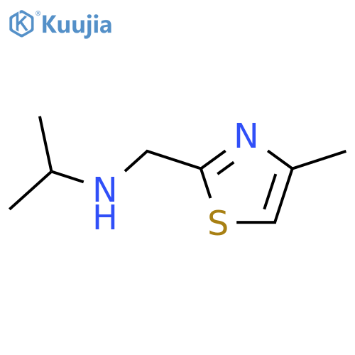 N-(4-Methyl-1,3-thiazol-2-yl)methylpropan-2-amine dihydrochloride structure