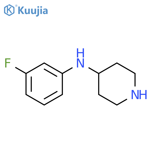 N-(3-Fluorophenyl)piperidin-4-amine structure